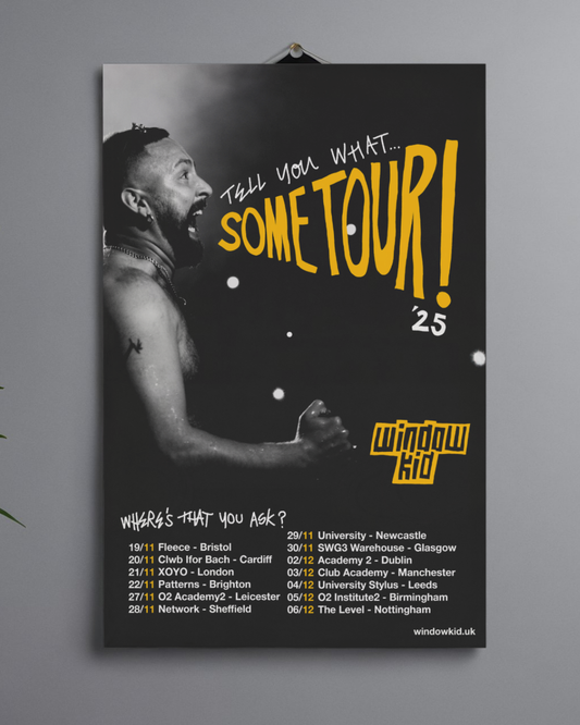 Signed Window Kid's 'Some Tour' Poster